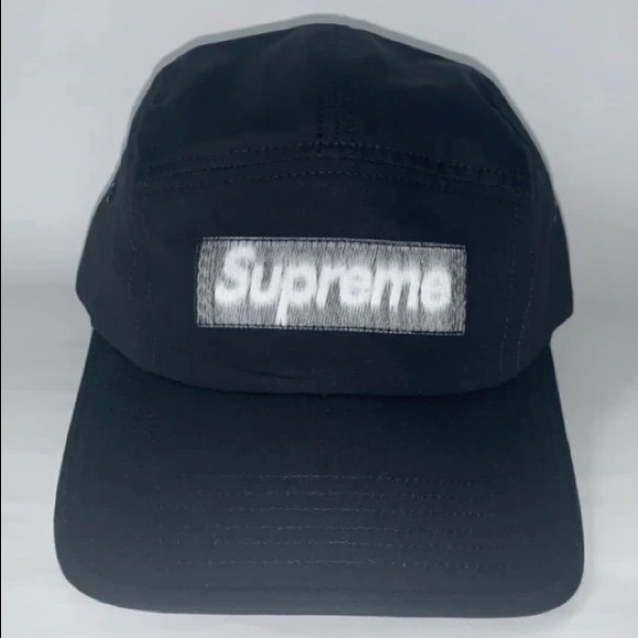 Supreme Accessories - Supreme Reversed Label Camp Cap Black